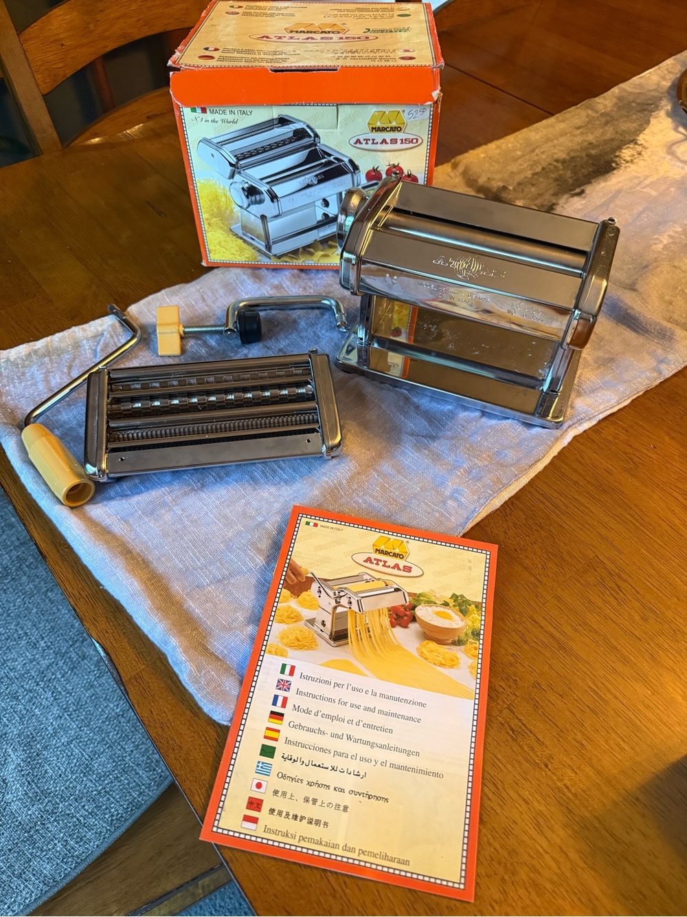 Mercato Atlas 150 Stainless Steel Pasta Maker